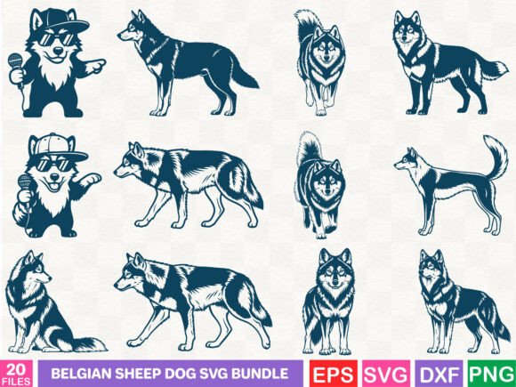 Belgian Sheep Dog SVG Bundle Review
