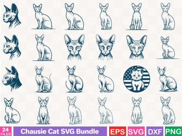 Chausie Cat SVG Bundle Review
