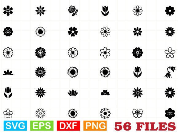 Cute Flower SVG, Gardening Flower Icon