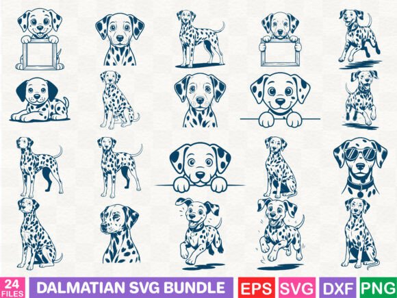 Dalmatian SVG Bundle