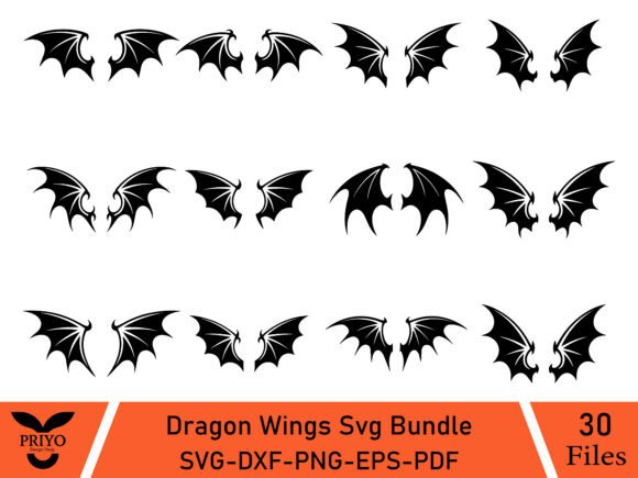 Dragon Wings Svg Bundle Review