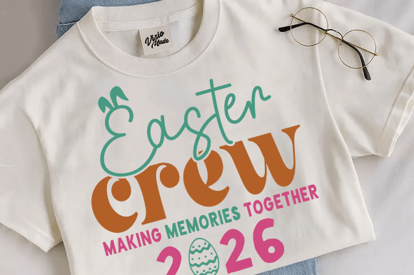 Easter Crew SVG, Family Easter SVG PNG