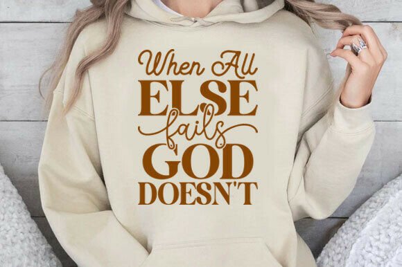 God Doesn’t Fail Faith-Based SVG