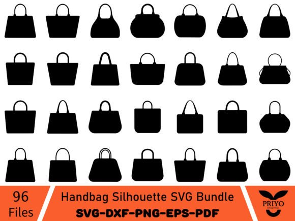 Handbag Silhouette SVG Bundle