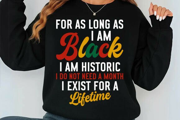 I Am Black History Lifetime SVG
