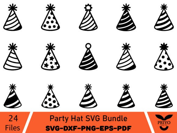 Party Hat SVG Bundle