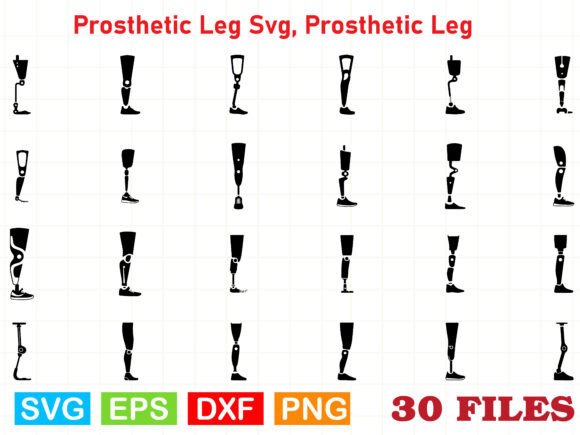 Prosthetic Leg SVG, Prosthetic Leg