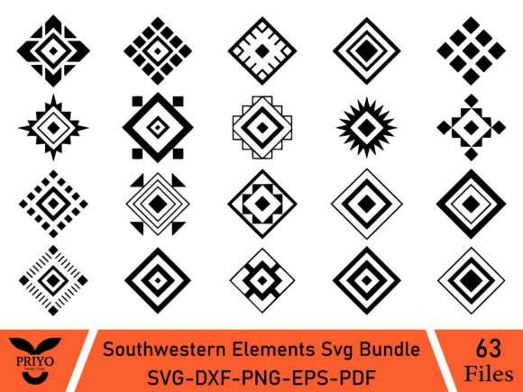 Southwestern Elements SVG Bundle