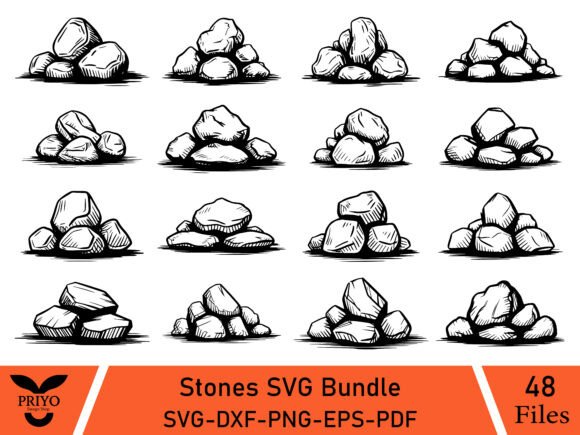 Stones SVG Bundle